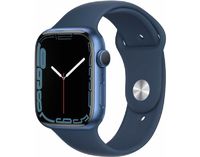 Умные часы Apple Watch Series 7, 41 мм, регулируемый, GPS, Aluminium Case, синий омут