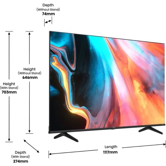 50" Телевизор Hisense QLED 4K 50E7HQ